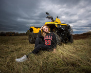 Фотосессия STELS 800 GUEPARD с девушками