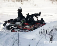 Массовый снегоходный выезд друзей