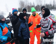 Массовый снегоходный выезд друзей