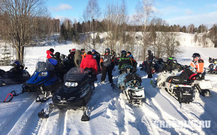 Снегоходные выходные января 2017