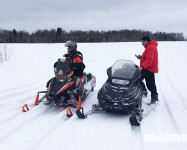 Снегоходный выезд в конце января 2017