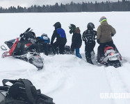Снегоходный выезд в конце января 2017