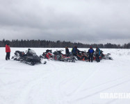Снегоходный выезд в конце января 2017