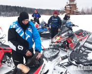 Снегоходный выезд в конце января 2017