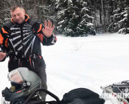 Снегоходный выезд в конце января 2017
