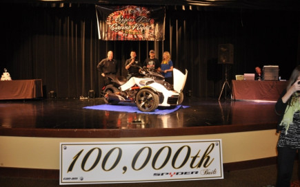 Компания BRP выпустила 100 000-ый Can-Am Spyder