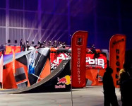 Тренировка FMX на фестивале Прорыв - 2014